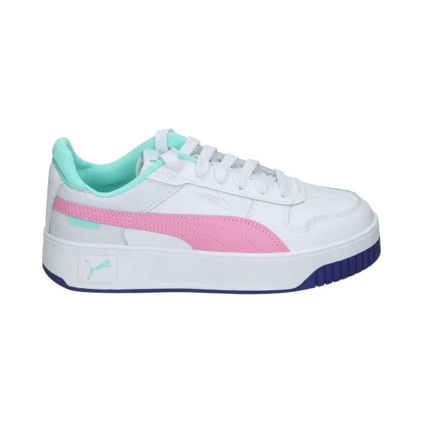 Puma Carina Street Jr Beyaz-Mor Çocuk Günlük Ayakkabı - 2