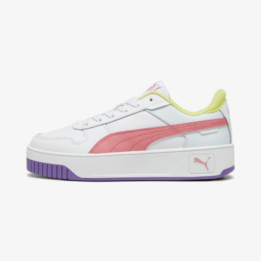 Puma Carina Street Jr Beyaz-Pembe Çocuk Günlük Ayakkabı - 2