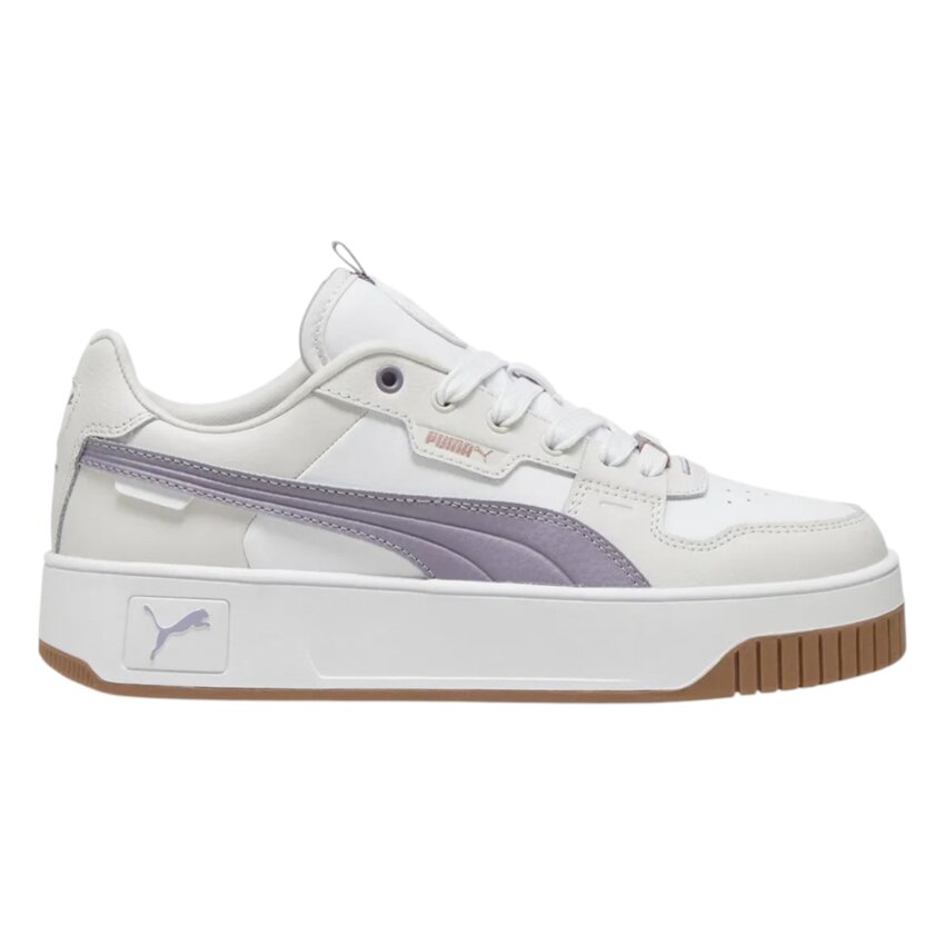 Puma Carina Street Lux BEYAZ Kadın Sneaker Ayakkabı - 1