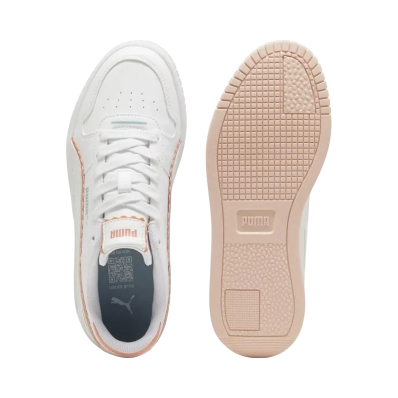 Puma Carina Street Off Side Jr Beyaz Çocuk Günlük Ayakkabı - 4