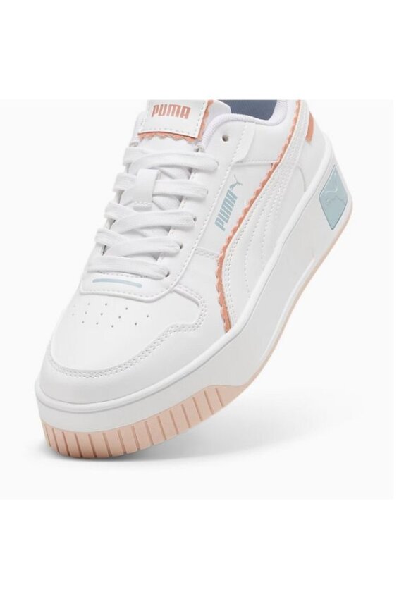Puma Carina Street Off Side Jr BEYAZ Çocuk Günlük Ayakkabı - 2