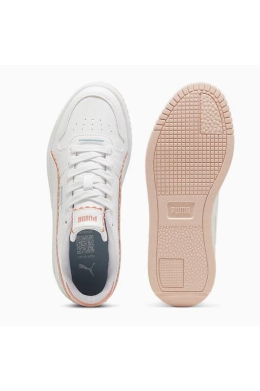 Puma Carina Street Off Side Jr BEYAZ Çocuk Günlük Ayakkabı - 4