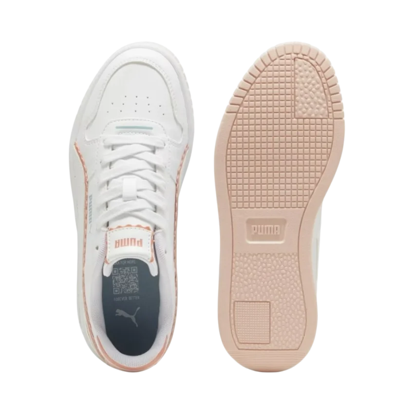 Puma Carina Street Off Side Jr Beyaz Çocuk Günlük Ayakkabı - 4