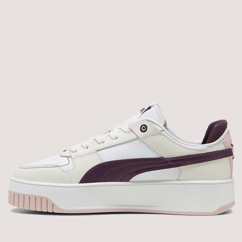 Puma Carina Street VTG Beyaz-Gri Kadın Günlük Ayakkabı - 3