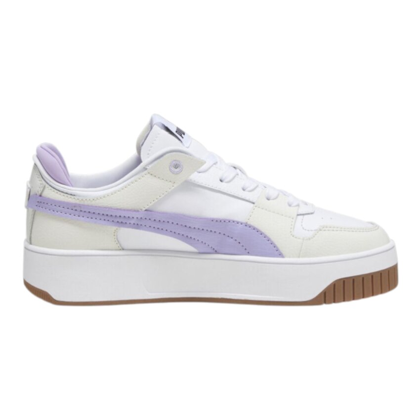 Puma Carina Street VTG Beyaz-Mor Kadın Günlük Ayakkabı - 1
