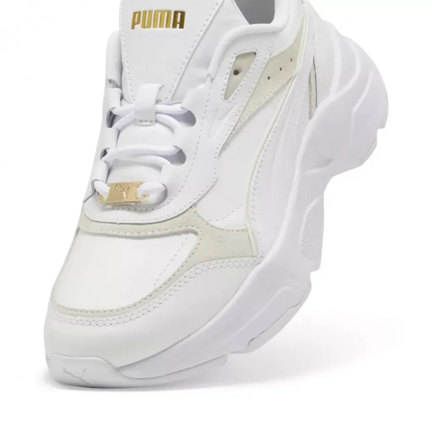 Puma Cassia Lux Beyaz Kadın Günlük Ayakkabı - 5
