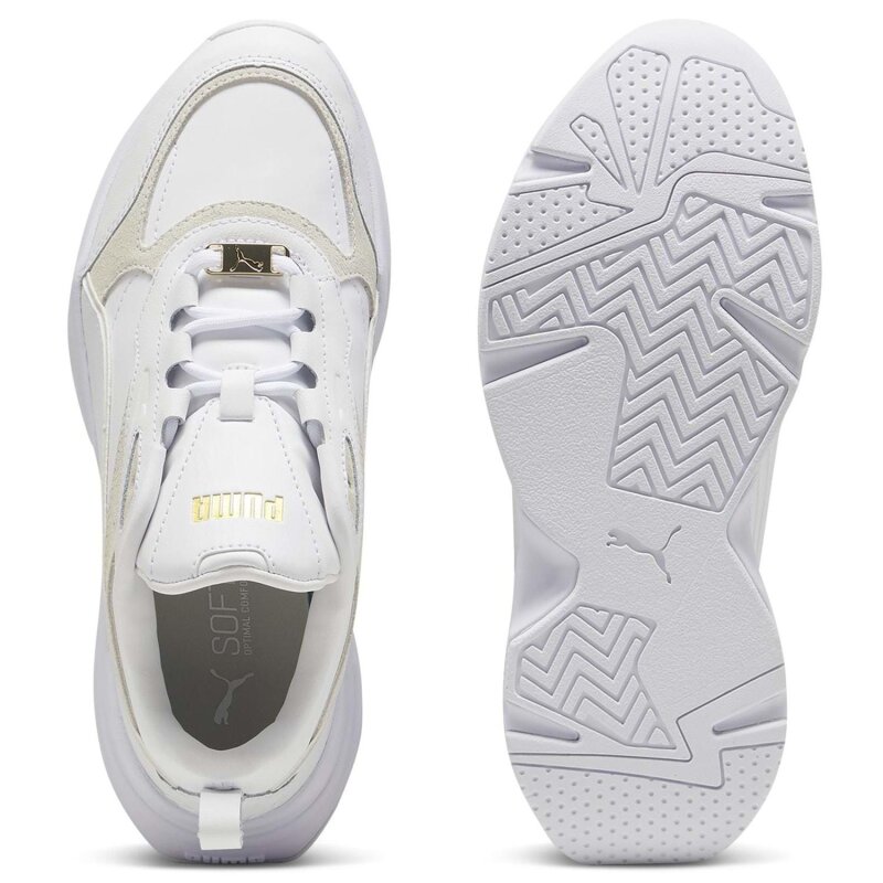 Puma Cassia Lux Beyaz Kadın Günlük Ayakkabı - 5