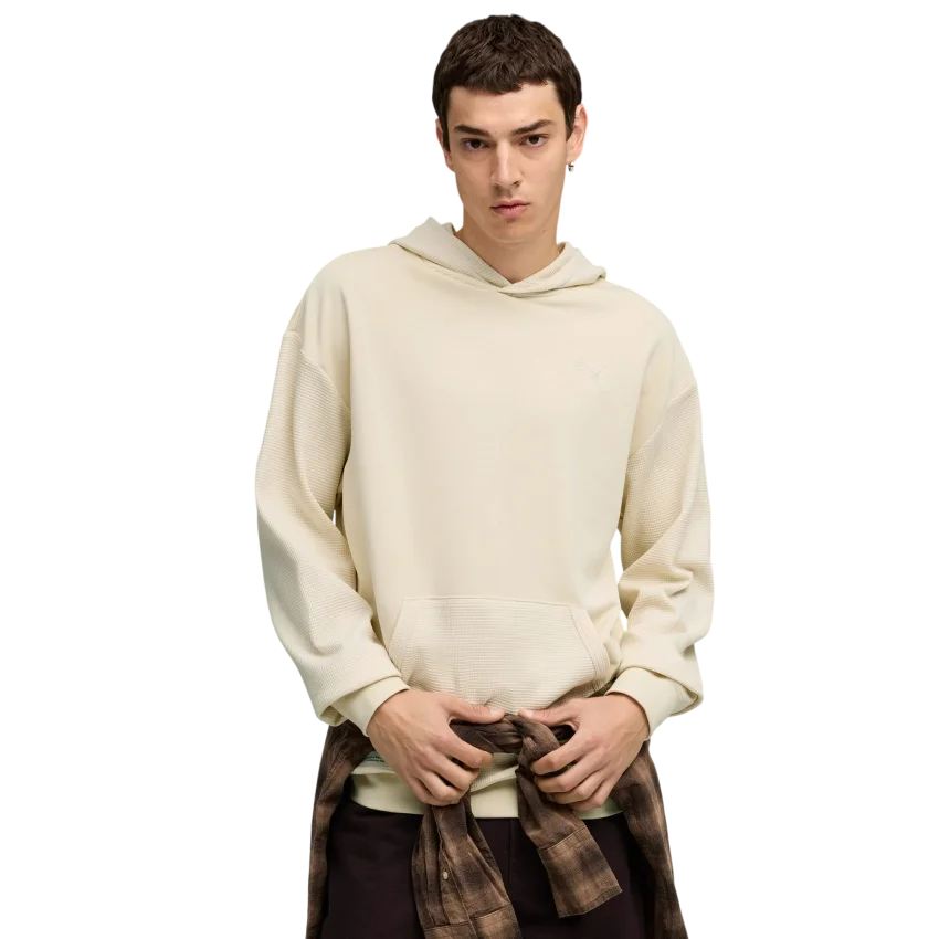 Puma Class Pinnacle Hoodie Bej Erkek Sweatshirt - 1