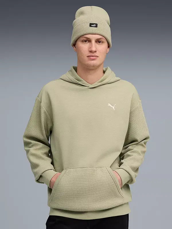 Puma Class Pinnacle Hoodie Haki Erkek Sweatshirt - 1