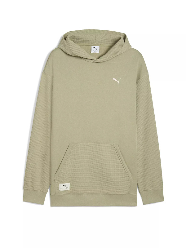 Puma Class Pinnacle Hoodie Haki Erkek Sweatshirt - 4