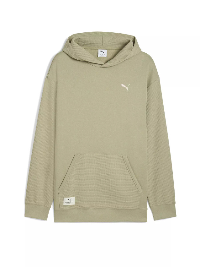 Puma Class Pinnacle Hoodie Haki Erkek Sweatshirt - 4