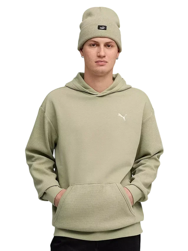 Puma Class Pinnacle Hoodie Haki Erkek Sweatshirt - 1