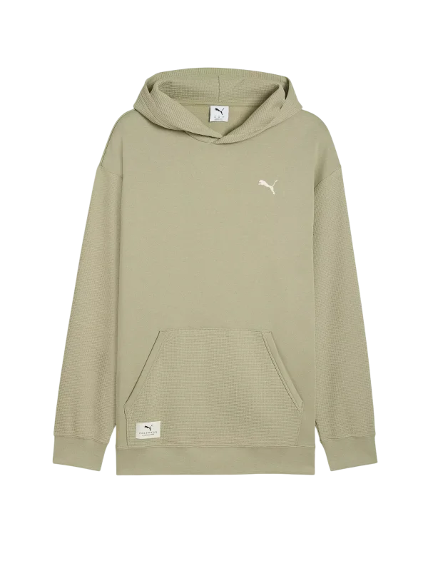 Puma Class Pinnacle Hoodie Haki Erkek Sweatshirt - 4