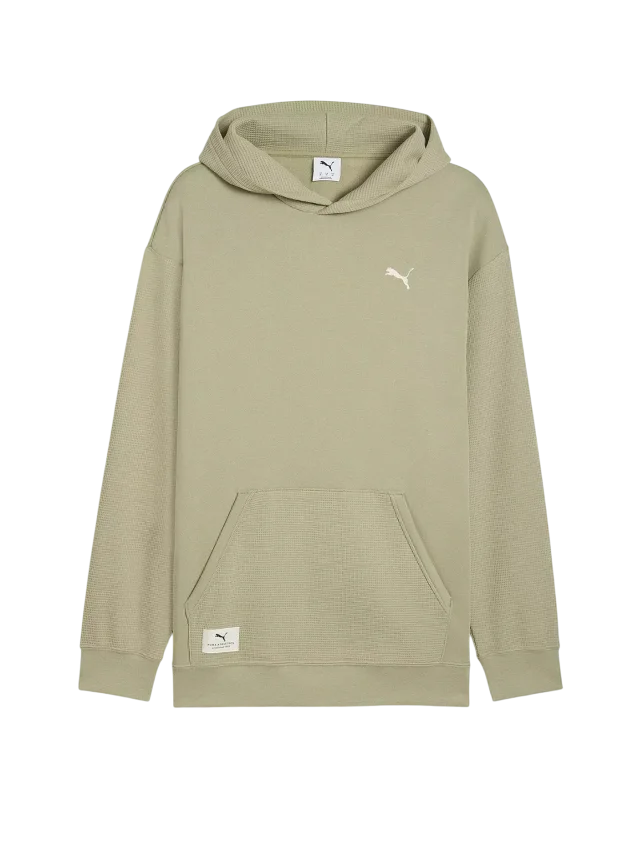 Puma Class Pinnacle Hoodie Haki Erkek Sweatshirt - 4