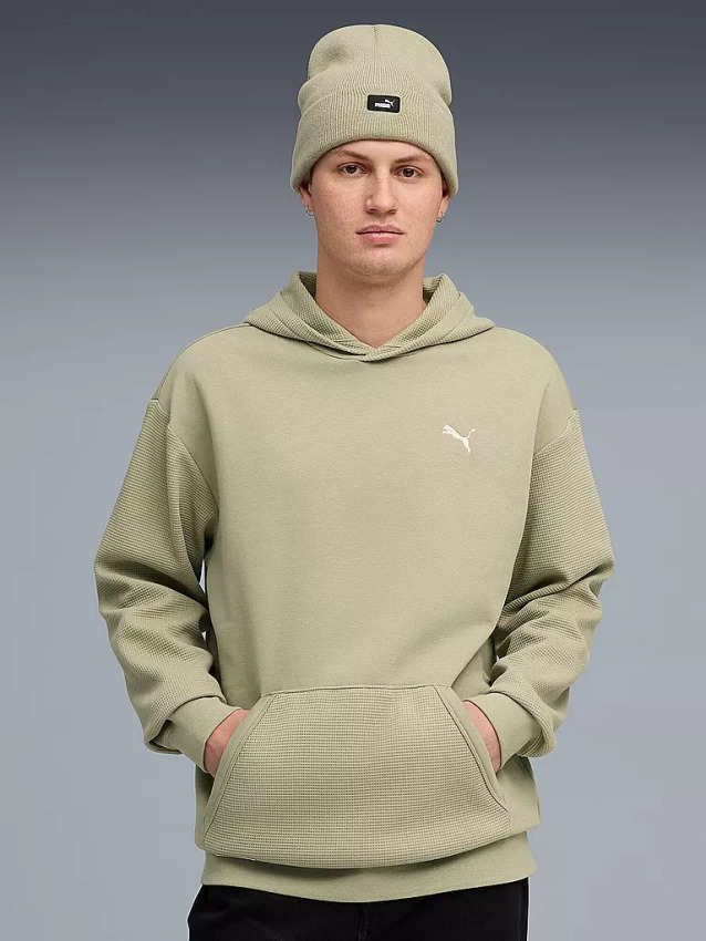 Puma Class Pinnacle Hoodie Haki Erkek Sweatshirt - Puma