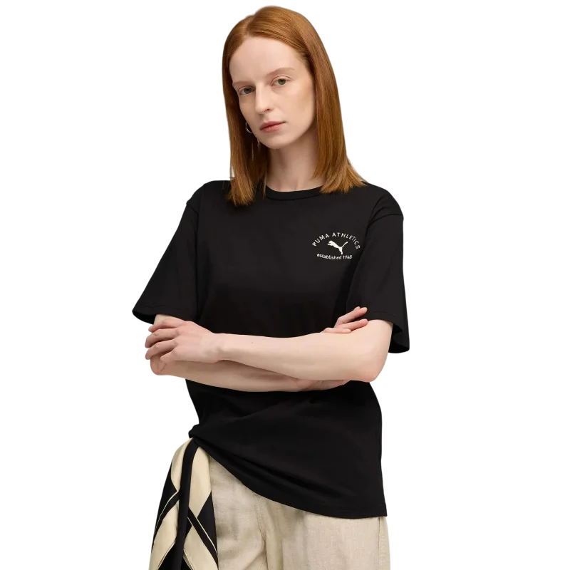 Puma Class Relaxed Tee Siyah Kadın Tshirt - 1