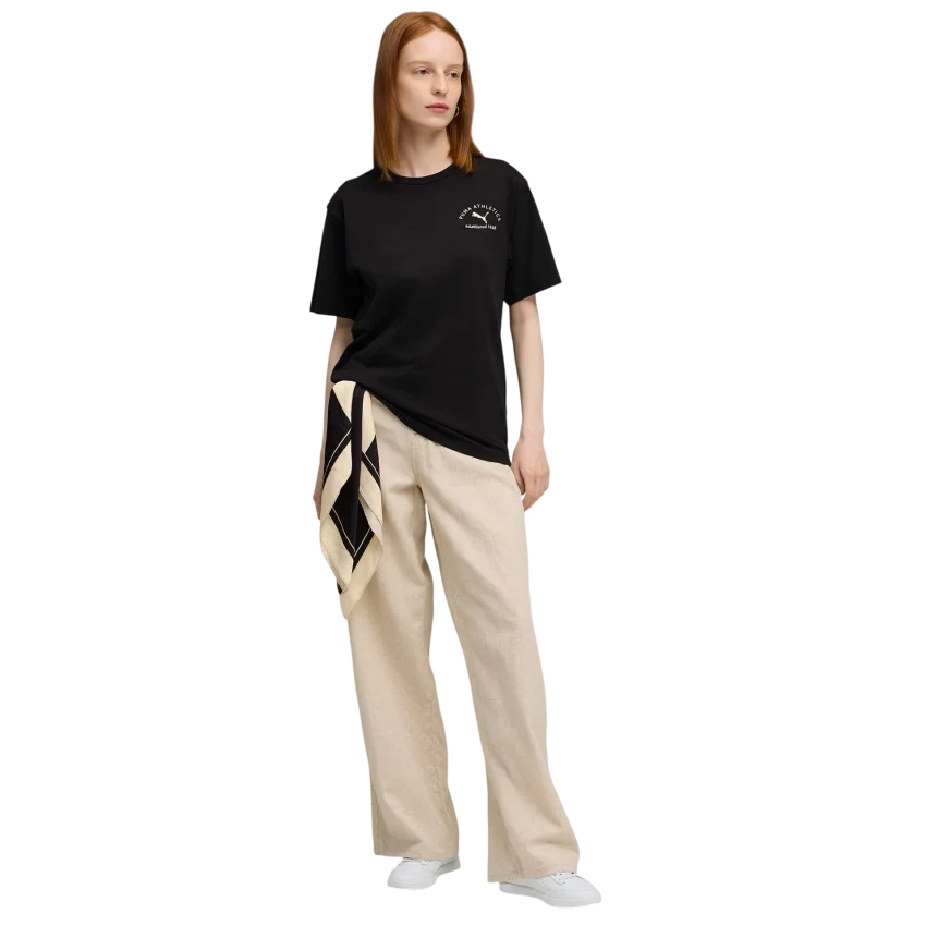 Puma Class Relaxed Tee Siyah Kadın Tshirt - 3