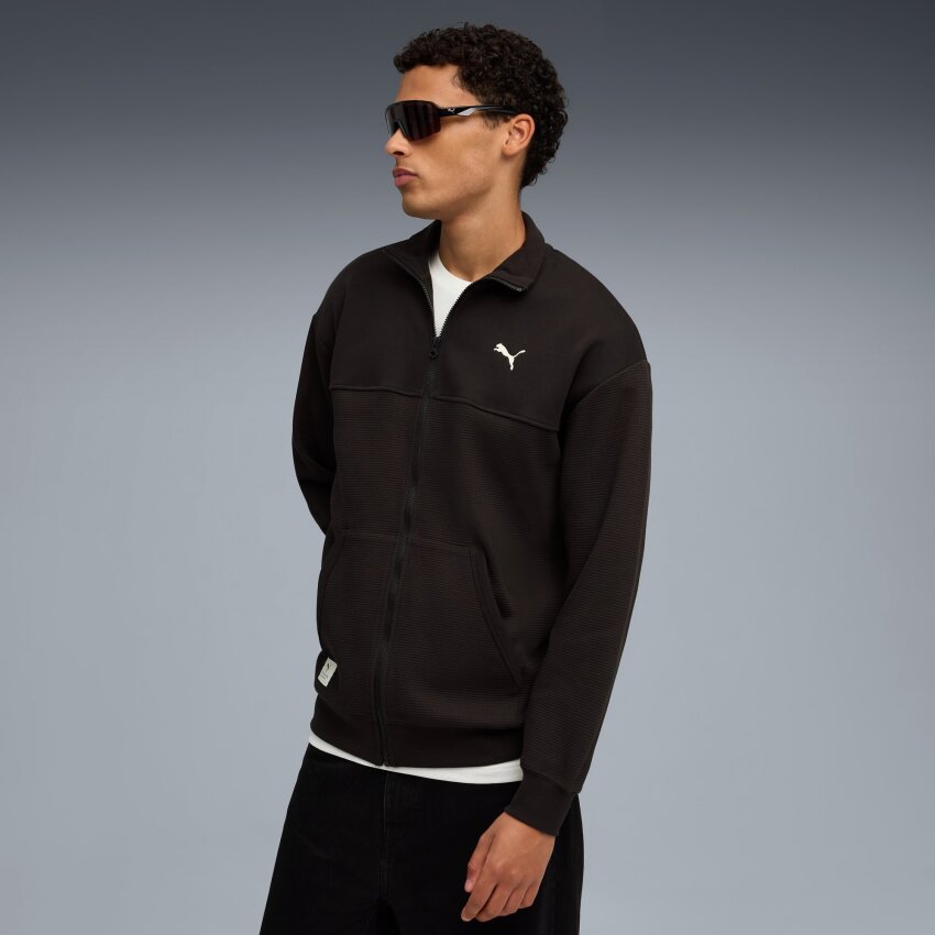Puma Class Track Jacket Siyah Erkek Eşofman Üstü - 1