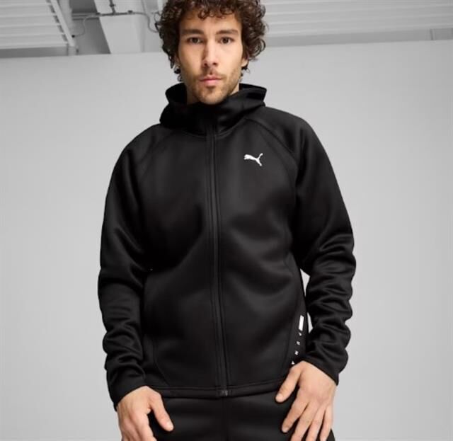 Puma Cloudspun TechLBL Siyah Erkek Sweatshirt - 1