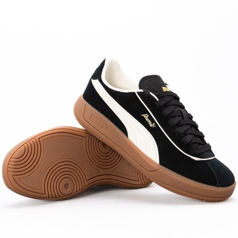 Puma Club Klassika SD Siyah Kadın Sneaker Ayakkabı - 4