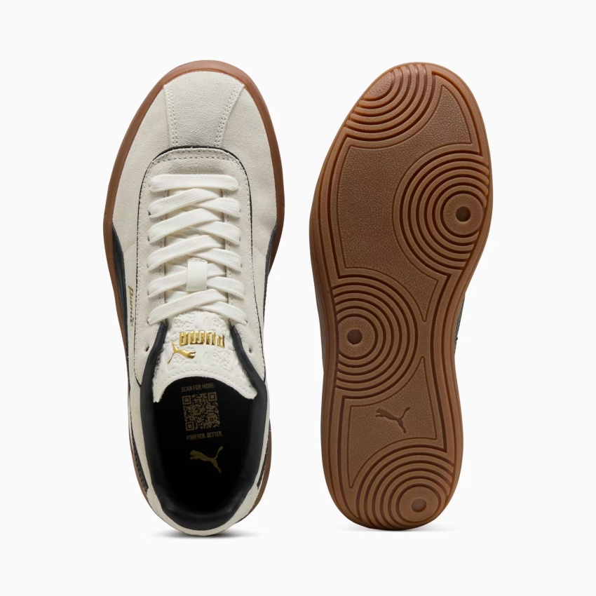 Puma Club Klassika Suede Beyaz Kadın Sneaker Ayakkabı - 4