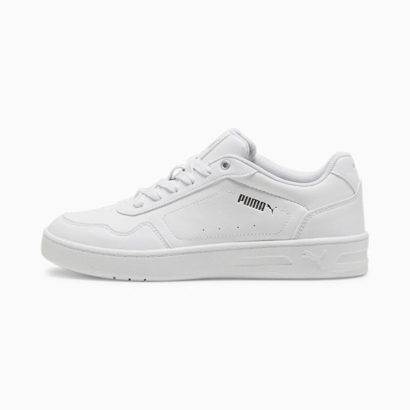 Puma Court Classy Beyaz-Gümüş Kadın Günlük Ayakkabı - 2
