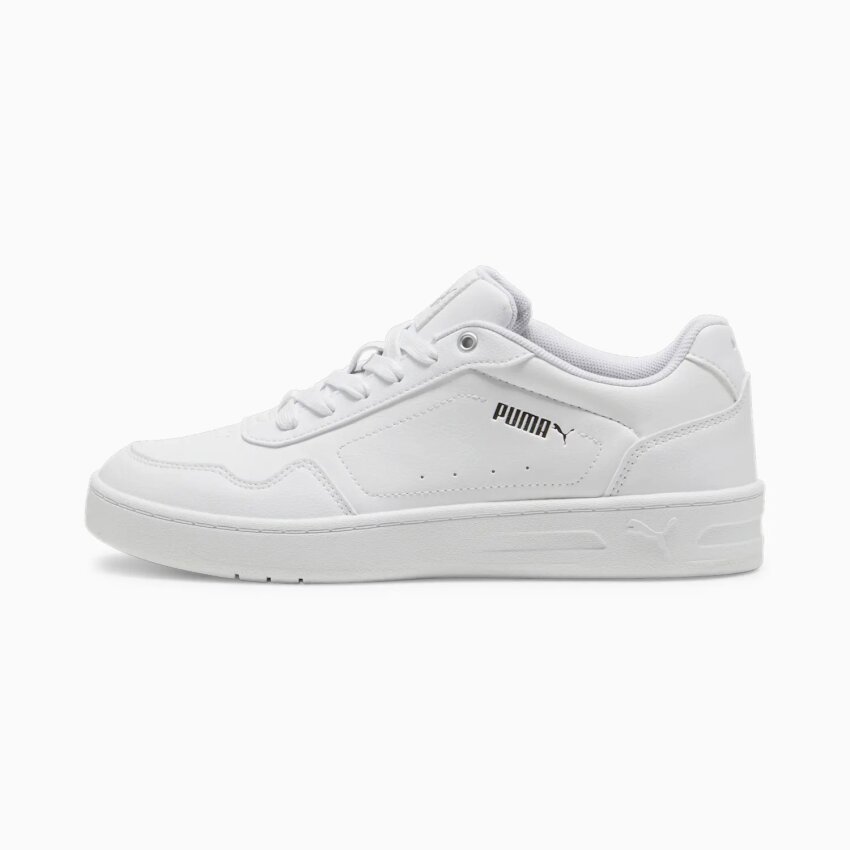 Puma Court Classy Beyaz-Gümüş Kadın Günlük Ayakkabı - 2