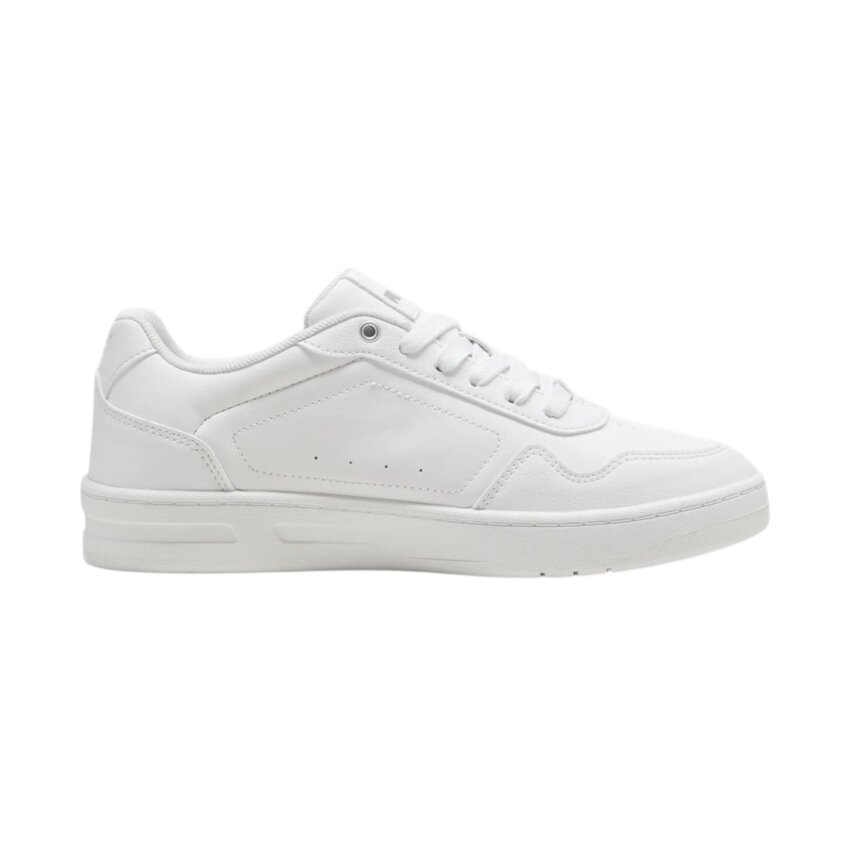 Puma Court Classy Beyaz-Gümüş Kadın Günlük Ayakkabı - 1