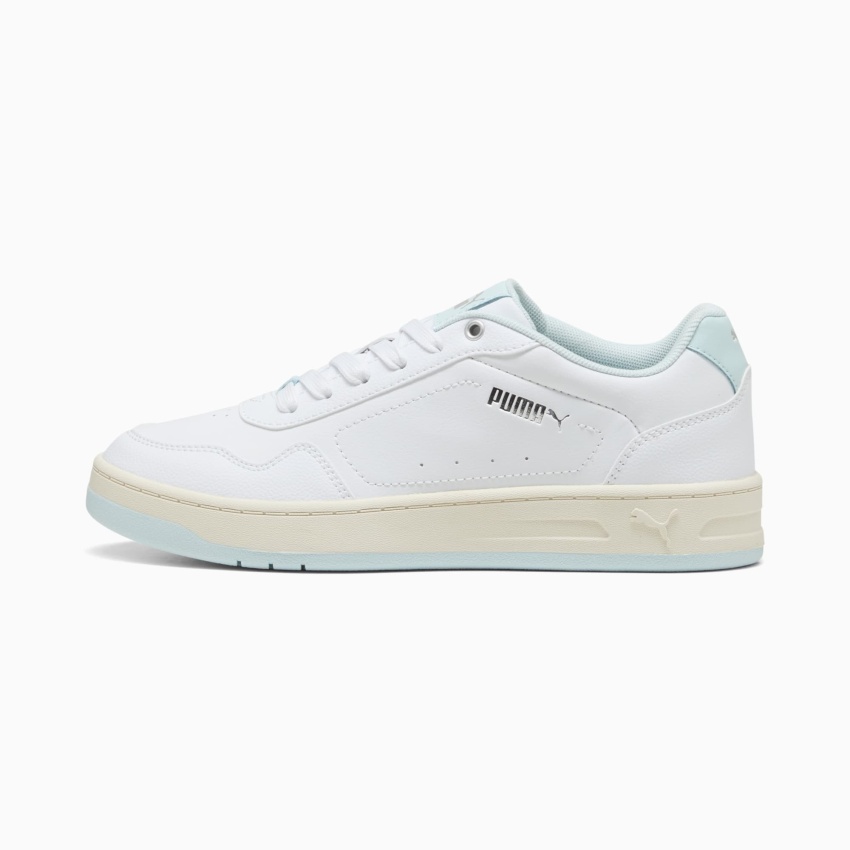 Puma Court Classy Beyaz-Yeşil Kadın Günlük Ayakkabı - 2