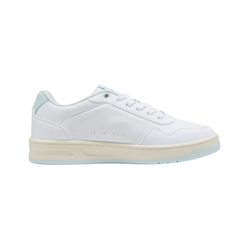 Puma Court Classy Beyaz-Yeşil Kadın Günlük Ayakkabı - 1
