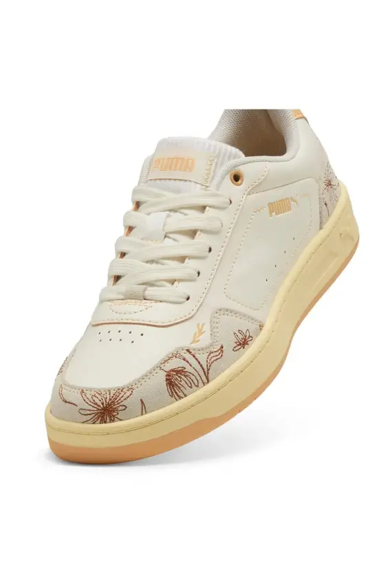Puma Court Classy Crafted Flowers Kadın Günlük Ayakkabı - 4