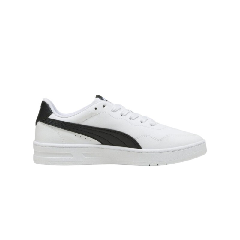 Puma Court Lally Beyaz-Siyah Kadın Sneaker Ayakkabı - 1