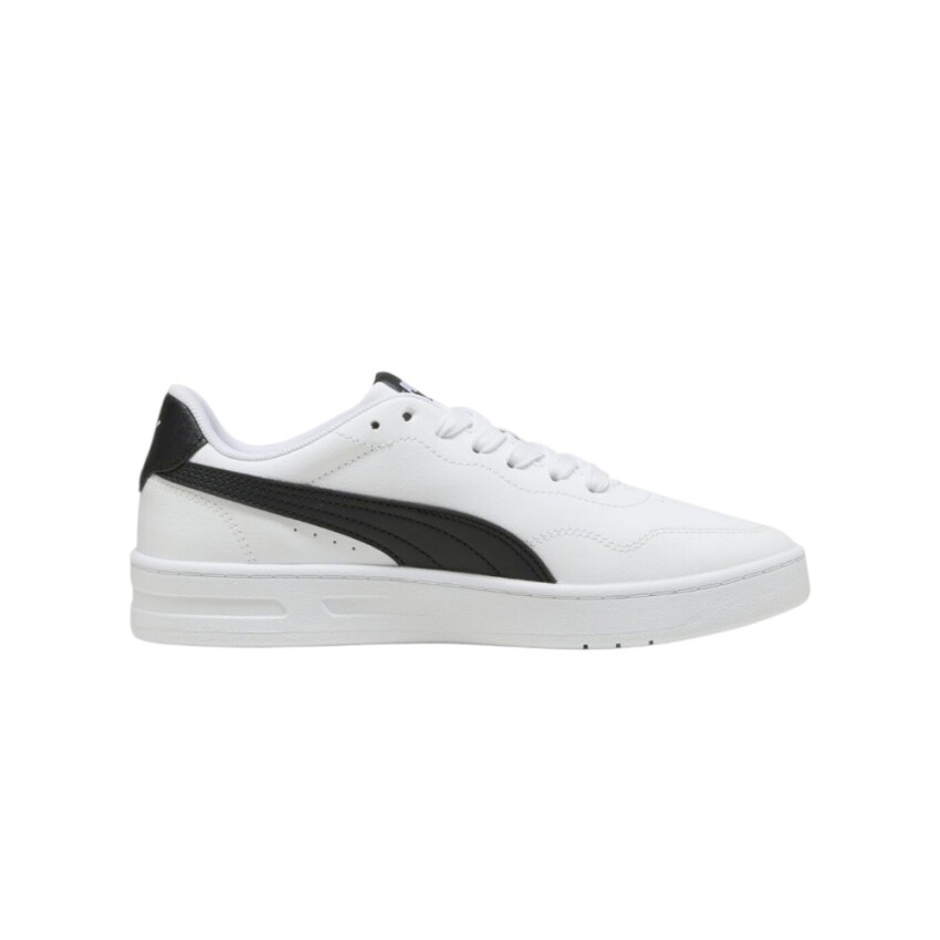 Puma Court Lally Beyaz-Siyah Kadın Sneaker Ayakkabı - 1