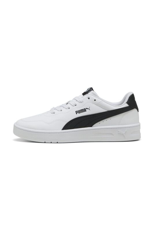 Puma Court Lally Beyaz-Siyah Kadın Sneaker Ayakkabı - 2