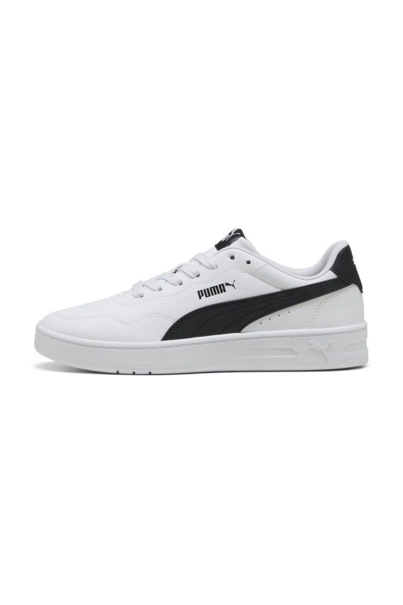 Puma Court Lally Beyaz-Siyah Kadın Sneaker Ayakkabı - 2