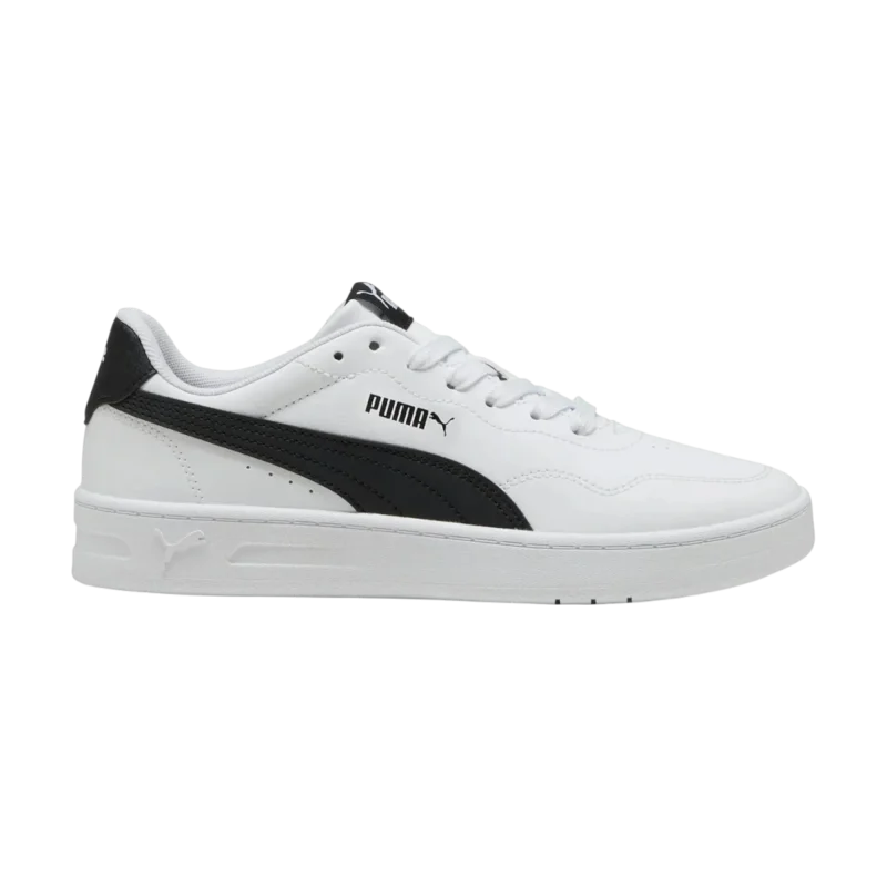 Puma Court Lally Beyaz-Siyah Kadın Sneaker Ayakkabı - 1