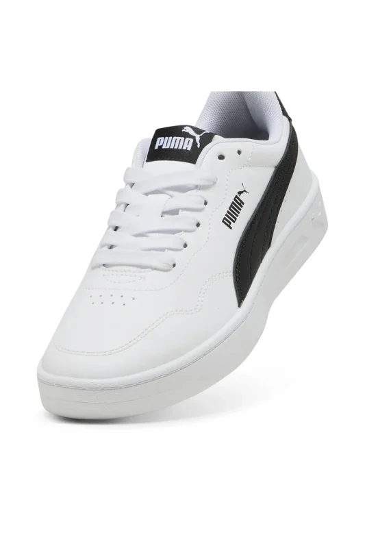 Puma Court Lally Beyaz-Siyah Kadın Sneaker Ayakkabı - 3