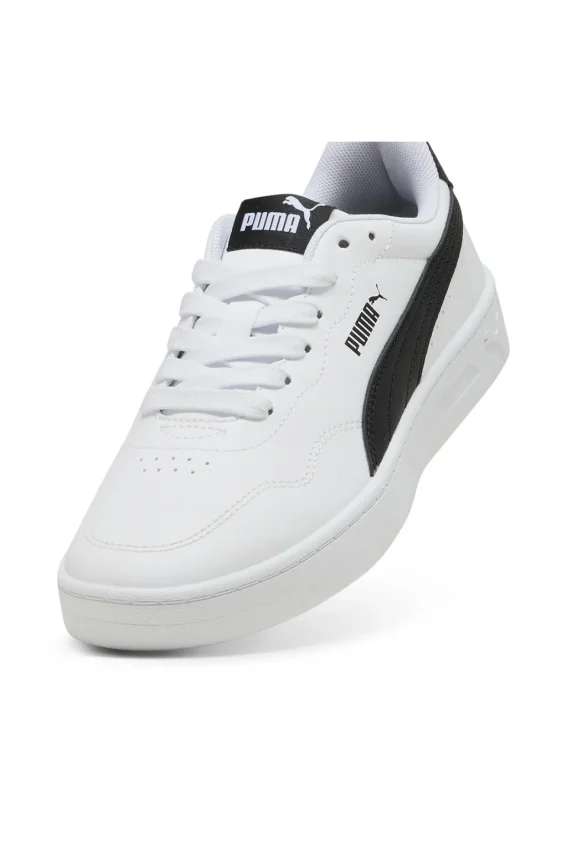 Puma Court Lally Beyaz-Siyah Kadın Sneaker Ayakkabı - 3