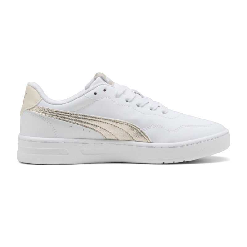 Puma Court Lally Metallic Whisper Beyaz Kadın Sneaker Ayakkabı - 1