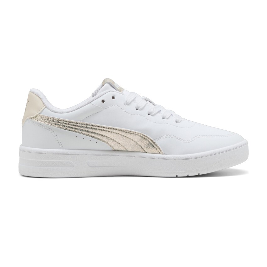 Puma Court Lally Metallic Whisper Beyaz Kadın Sneaker Ayakkabı - 1