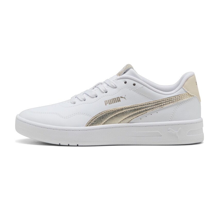 Puma Court Lally Metallic Whisper Beyaz Kadın Sneaker Ayakkabı - 2