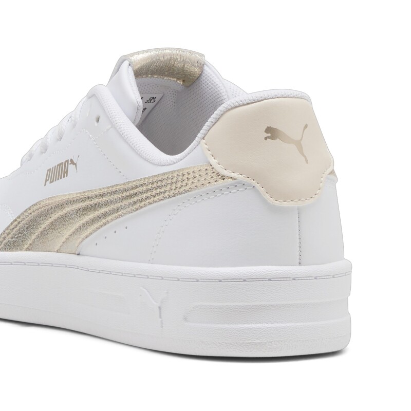 Puma Court Lally Metallic Whisper Beyaz Kadın Sneaker Ayakkabı - 6