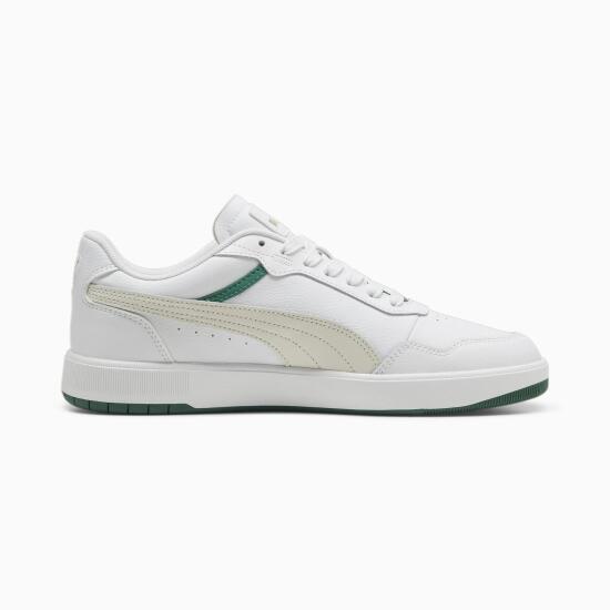 Puma Court Ultra Beyaz-Gri Erkek Günlük Ayakkabı - 5