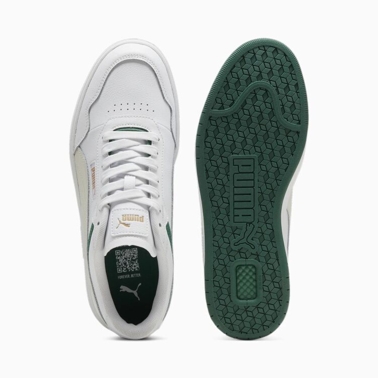 Puma Court Ultra Beyaz-Gri Erkek Günlük Ayakkabı - 5