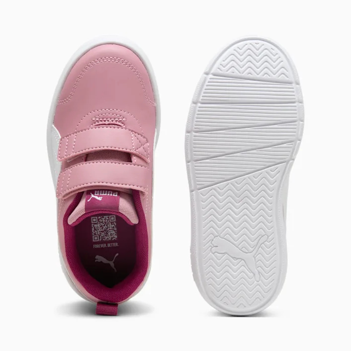 Puma Courtflex V3 Pembe Çocuk Günlük Ayakkabı - 4
