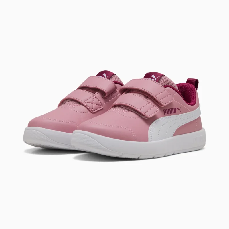 Puma Courtflex V3 Pembe Çocuk Günlük Ayakkabı - 3
