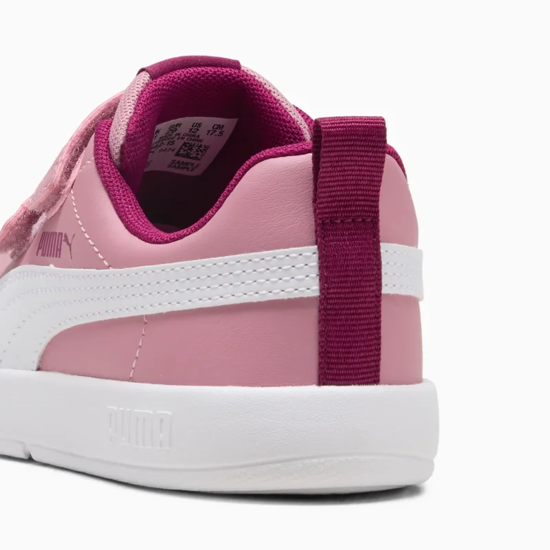 Puma Courtflex V3 Pembe Çocuk Günlük Ayakkabı - 4