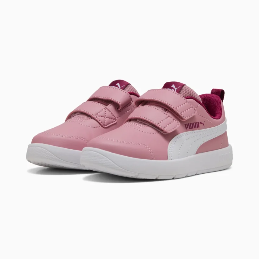 Puma Courtflex V3 Pembe Çocuk Günlük Ayakkabı - 3