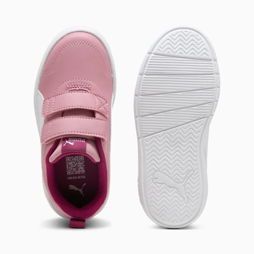 Puma Courtflex V3 Pembe Çocuk Günlük Ayakkabı - 5