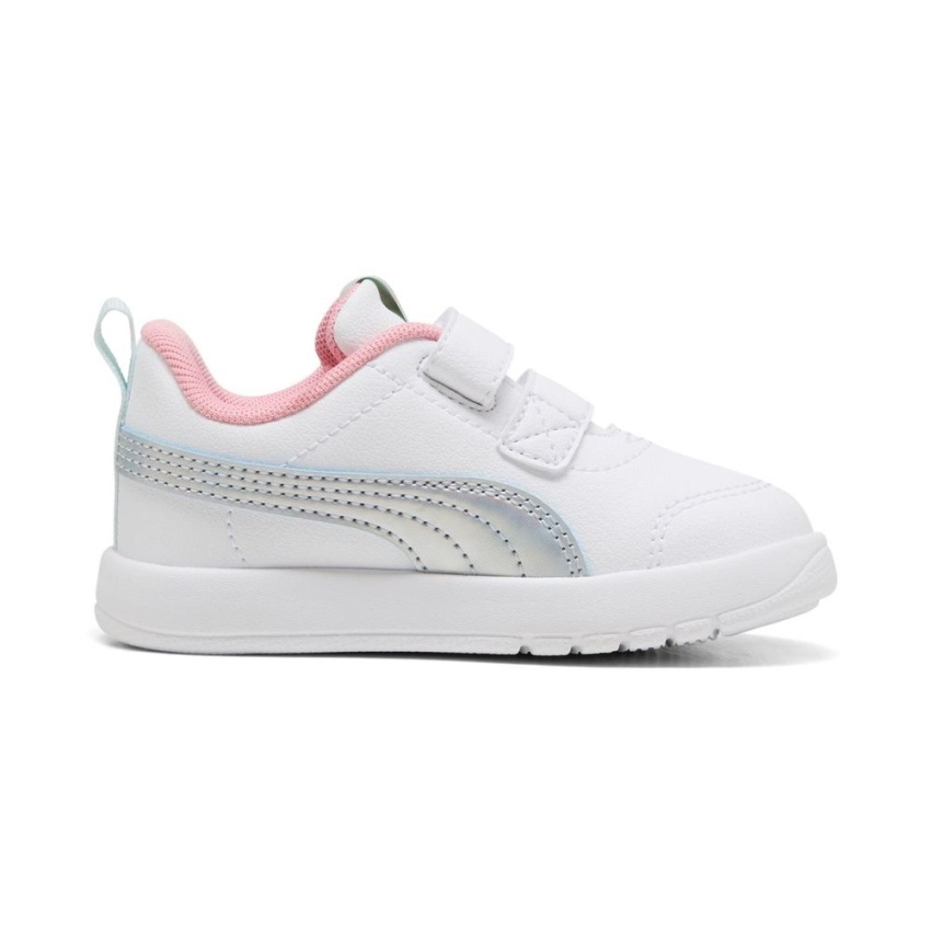 Puma Courtflex V3 SpaceBelle Beyaz Çocuk Günlük Ayakkabı - 1